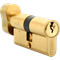 Ключевой цилиндр с поворотной ручкой MORELLI 60CK PG золото