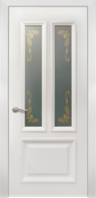 Дверь межкомнатная АЭЛИТА PERFECT 75 ДО стекло белое без рисунка