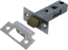 Защелка PALIDORE дверная межкомнатная с ПЛАСТИКОВЫМ ЯЗЫЧКОМ, 6-45 PC (nylon latch) хром