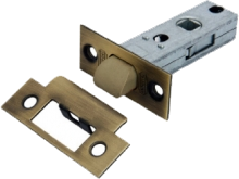 Защелка PALIDORE дверная межкомнатная с ПЛАСТИКОВЫМ ЯЗЫЧКОМ, 6-45 AB (nylon latch) бронза