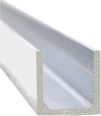 Нижняя направляющая 1м 10х10мм  MORELLI TRACK-B 10x10x10 1M
