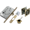 Комплект для раздвижных дверей (ручки, сантехническая защелка) MORELLI MHS-2 WC AB бронза