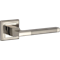 Ручка дверная на квадратной накладке BUSSARE PINADO A-31-30 CHROME/S.CHROME Хром/хром матовый