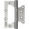 Накладная унив. петля BUSSARE B020-U 100X75X2.5-2BB-1SC Хром матовый