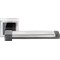 Ручка дверная на квадратной розетке MORELLI DIY MH-39 SN/BN-S матовый хром/полированный хром