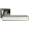 Ручка дверная на квадратной розетке MORELLI DIY MH-44 GR/CP-S55/графит/полированный хром