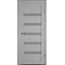 Дверь межкомнатная GL ATUM PRO 28 экошпон Antic Loft BLACK GLOSS