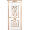 Дверь межкомнатная АЭЛИТА ANTIQUE Флора ДГ патина