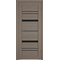 Дверь межкомнатная GL ATUM PRO 25 экошпон BRUN OAK BLACK GLOSS