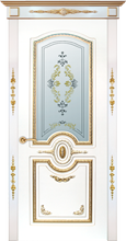 Дверь межкомнатная АЭЛИТА ANTIQUE Каллисто ДО патина