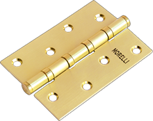 Петля стальная универсальная MORELLI MS 100X70X2.5-4BB SG матовое золото