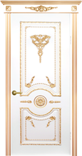 Дверь межкомнатная АЭЛИТА ANTIQUE Аврора ДГ патина