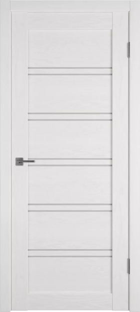 Дверь межкомнатная GL ATUM PRO 28 экошпон POLAR SOFT WHITE CLOUD