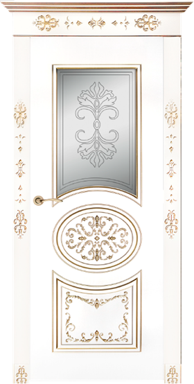 Дверь межкомнатная АЭЛИТА ANTIQUE Барокко ДО патина