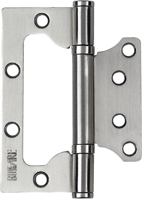 Накладная унив. петля BUSSARE B020-U 100X75X2.5-2BB-1SC Хром матовый