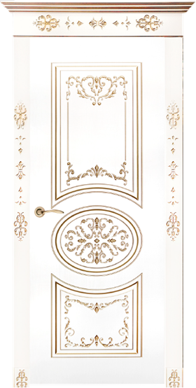 Дверь межкомнатная АЭЛИТА ANTIQUE Барокко ДГ патина