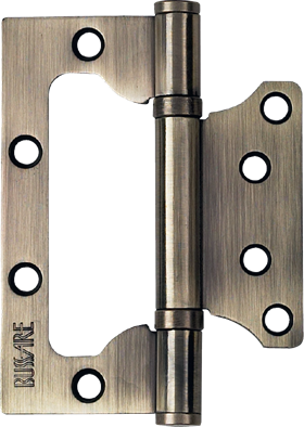 Накладная унив. петля BUSSARE B020-U 100X75X2.5-2BB-1AB Античная бронза