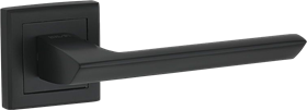 Ручка дверная на квадратной накладке BUSSARE TORRE ASPECTO A-64-30 BLACK черный