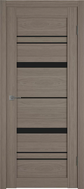 Дверь межкомнатная GL ATUM PRO 25 экошпон BRUN OAK BLACK GLOSS